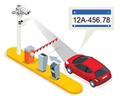 Camera BAE nhận diện bản số xe